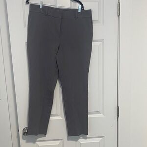 Ann Taylor Factory Gray Straight Leg Pants